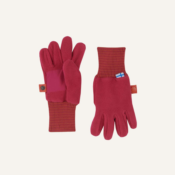 finkid handschuhe nupujussi Finkid Fingerhandschuhe Fleece Sormikas raspberry/fox