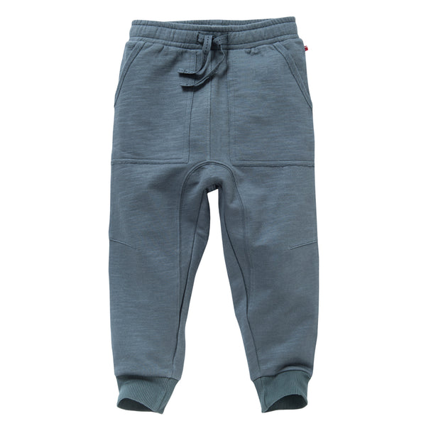 People wear organic - Sweat-Hose graublau