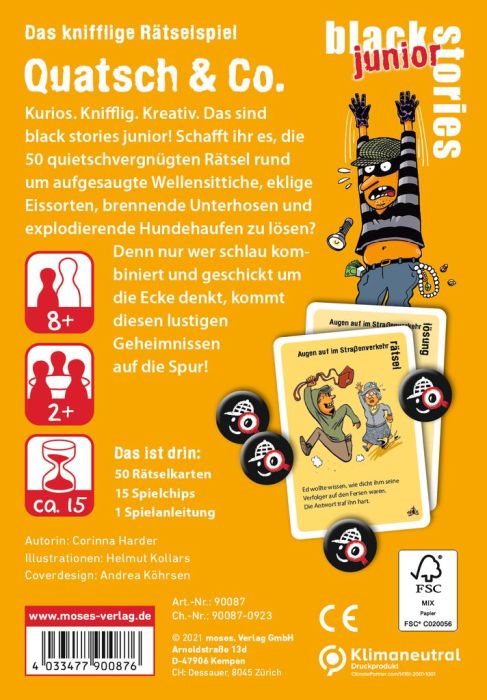 moses Black Stories Junior - Quatsch & Co.
