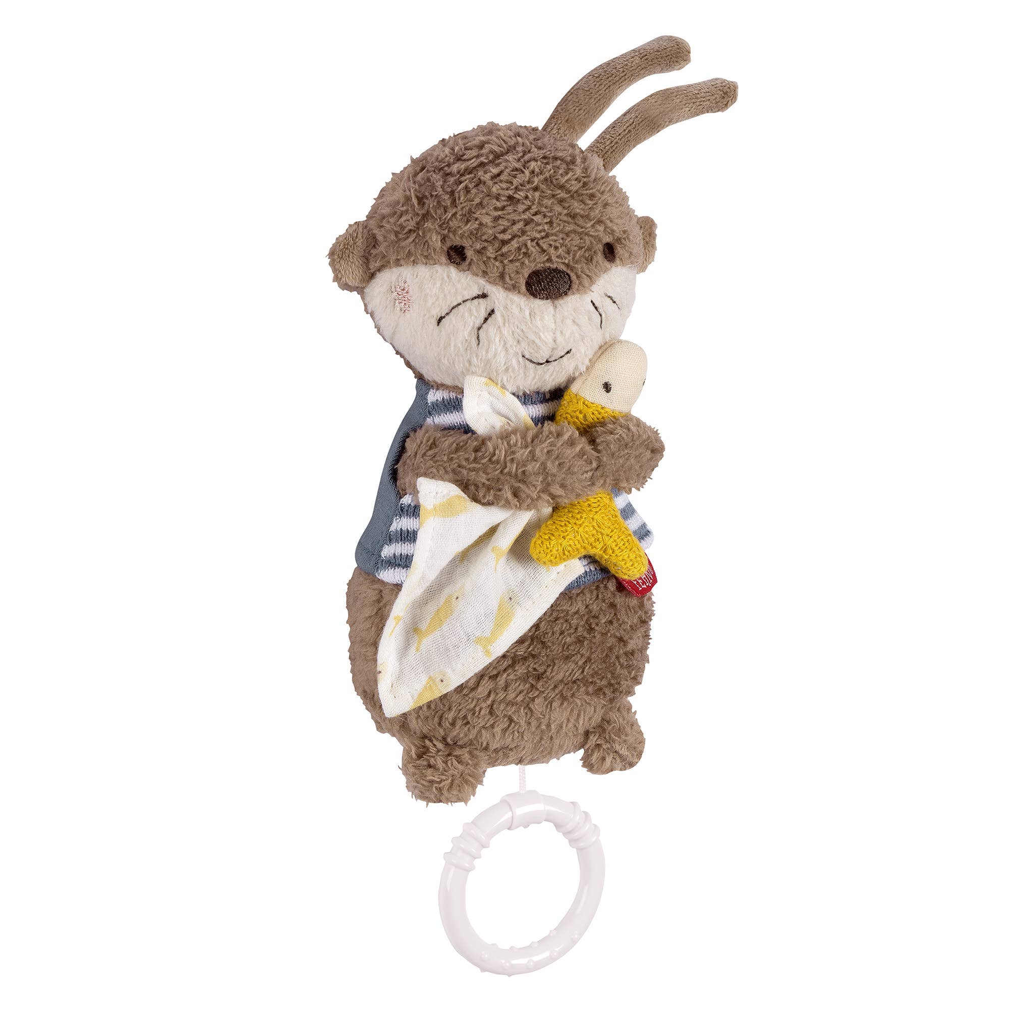 Fehn Mini-Spieluhr Otter - Kuscheltier & Einschlafhilfe