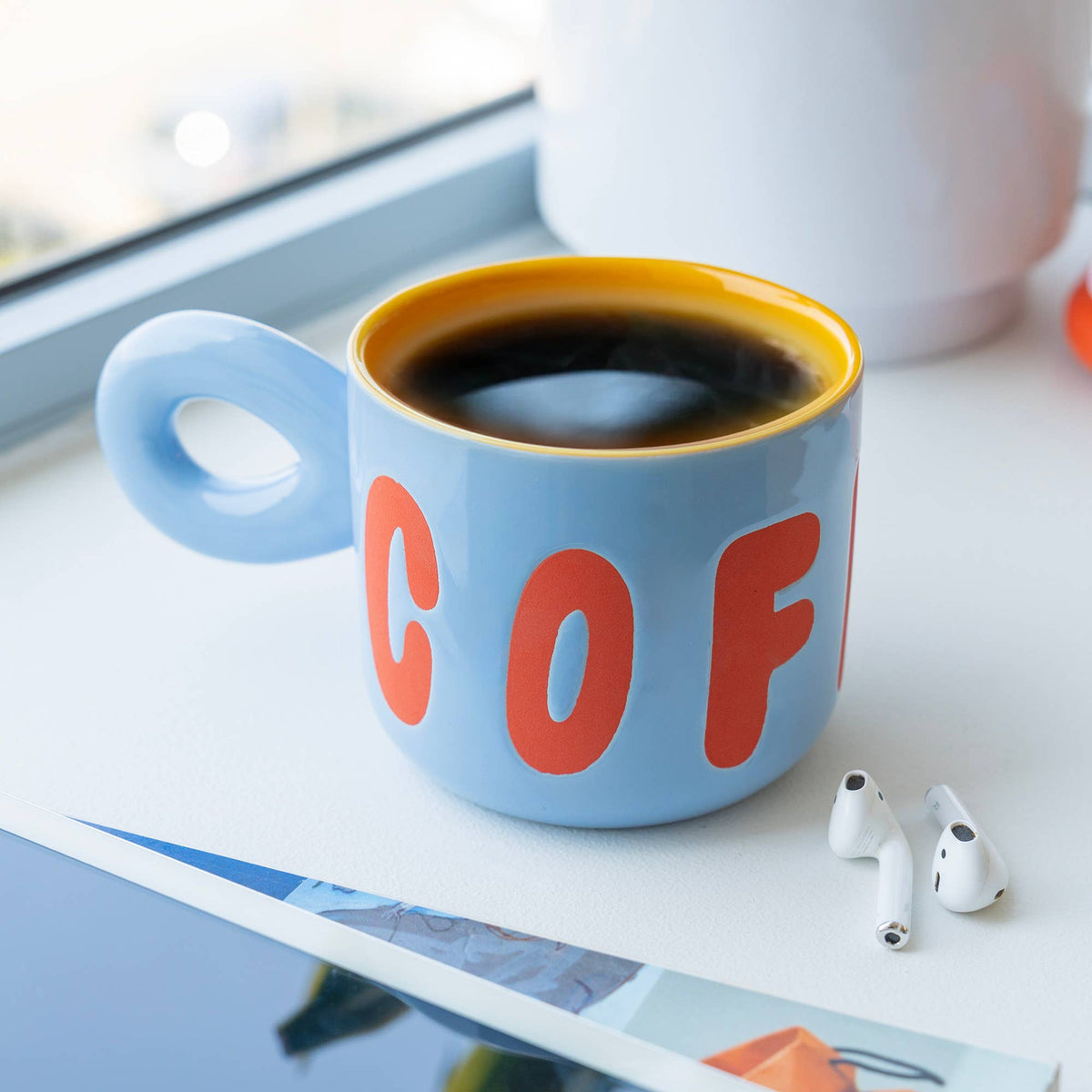 Helio Ferretti Tasse Coffee hellblau