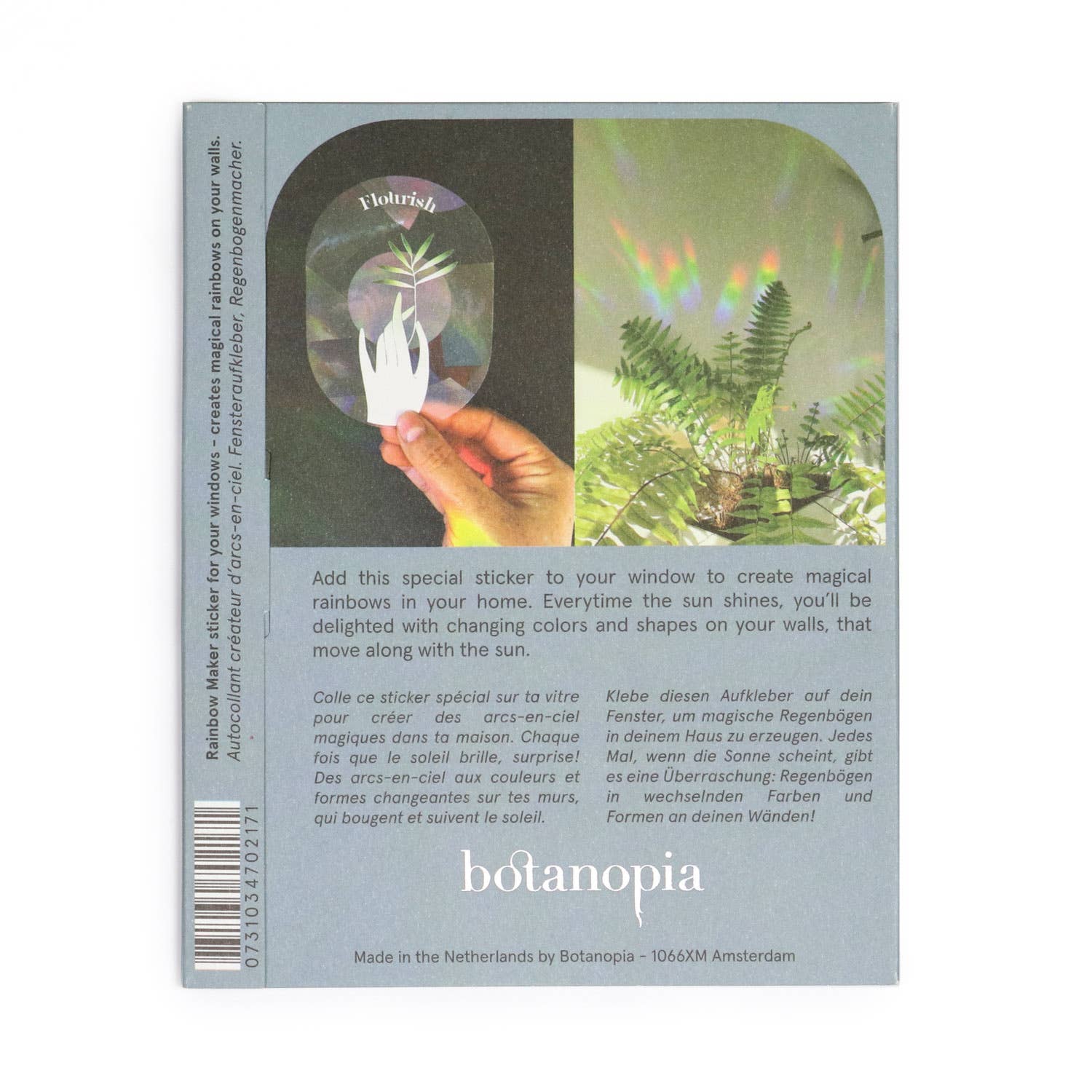 botanopia Regenbogen Aufkleber - florieren