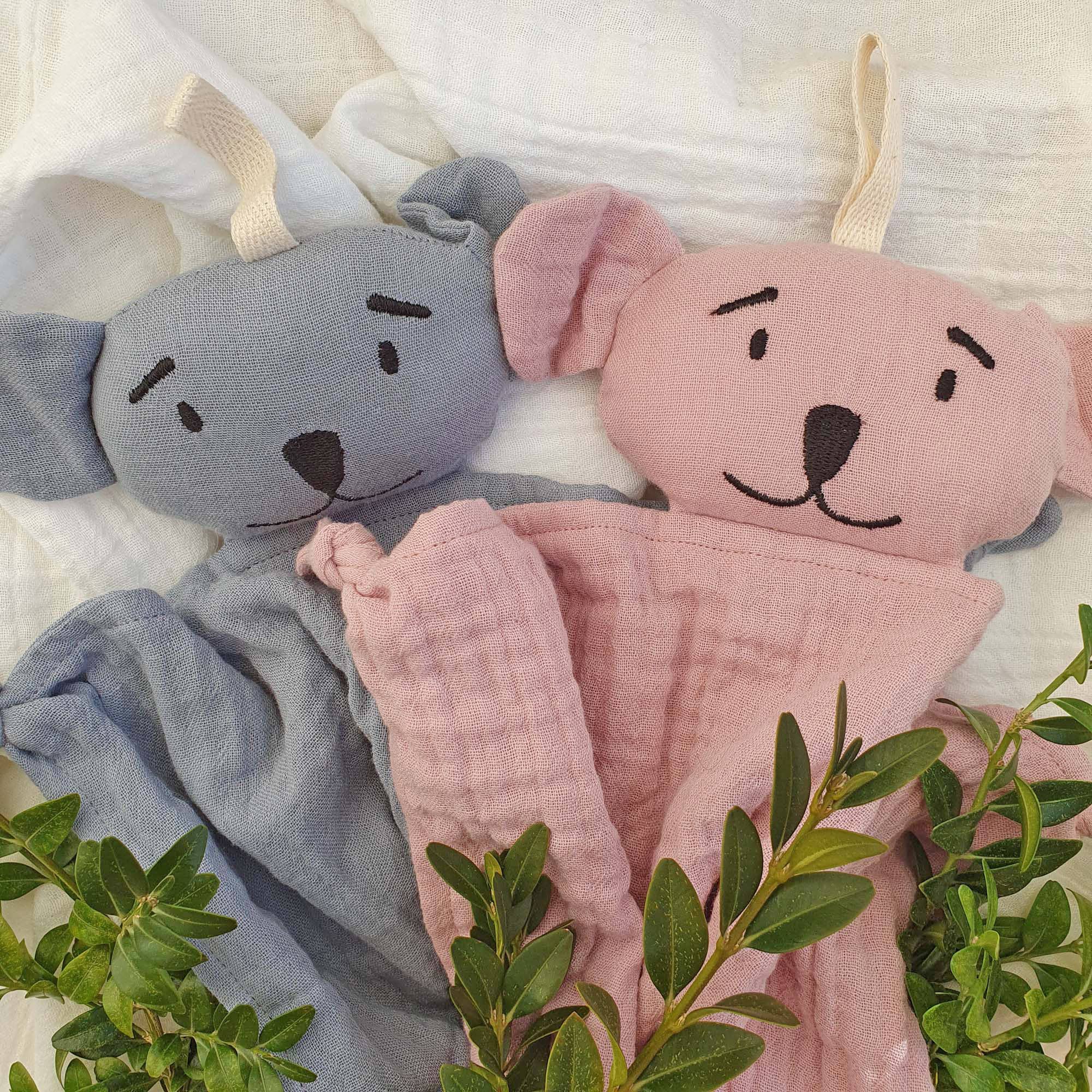 Organischer Kuschelkoala Pale Mauve