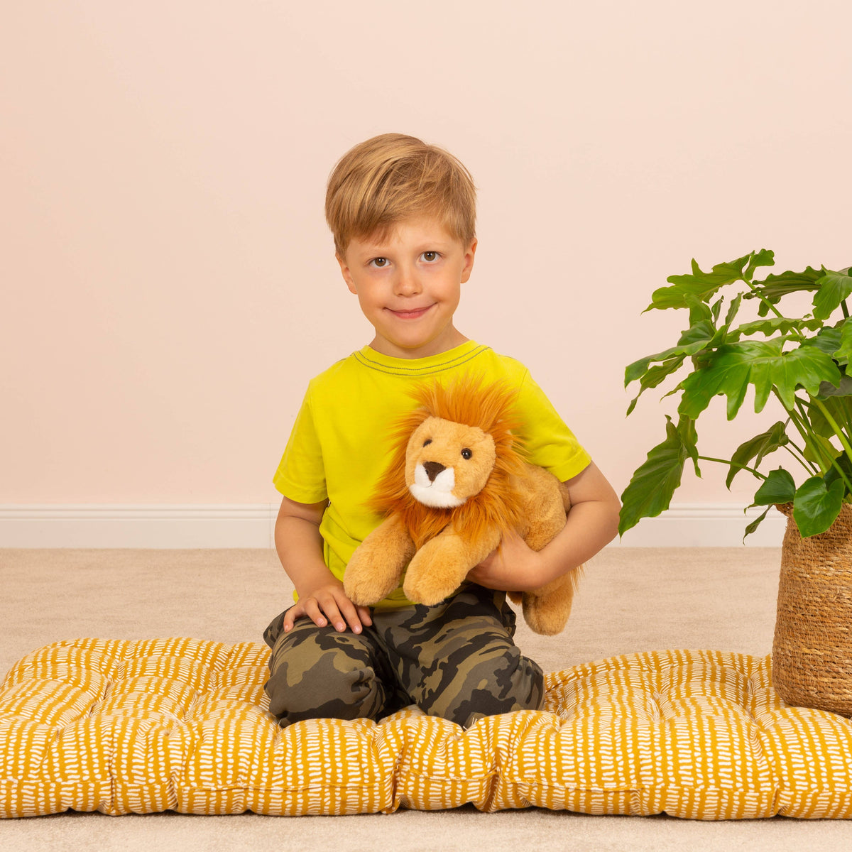 Teddy Hermann Löwe liegend 33 cm - Plüschtier - Stofftier