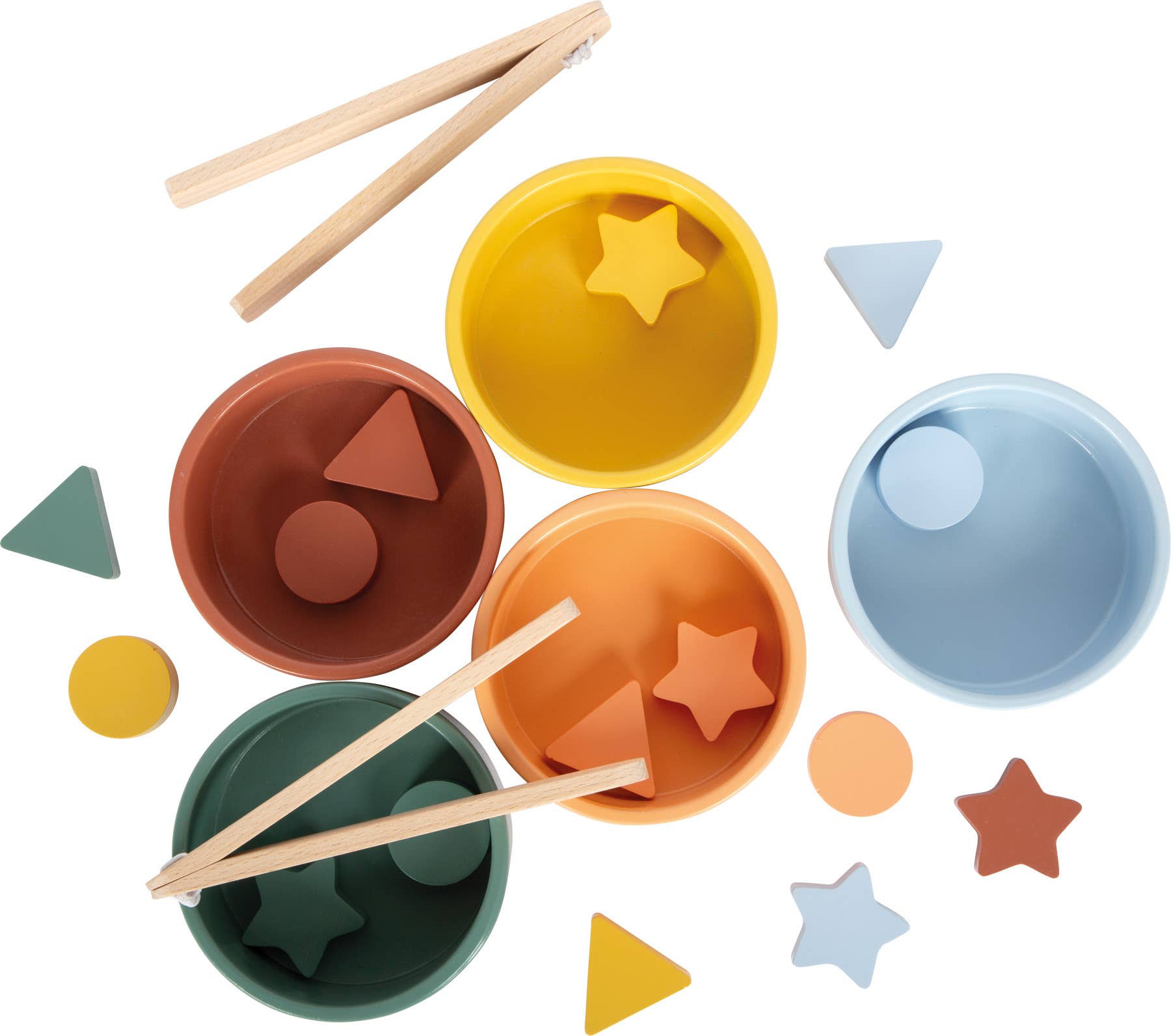 Montessori Sortierspiel mit Zange | Motorik| Holz
