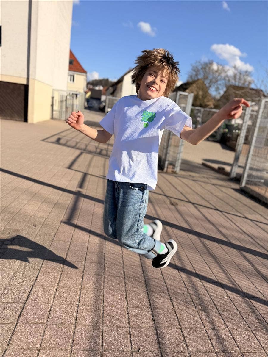 my day my dream Schulkind-Socken Graffiti Grün