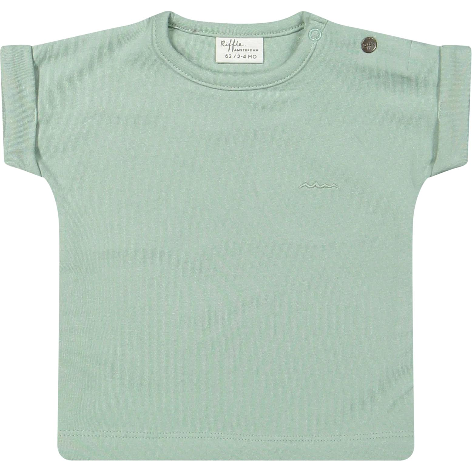 Riffle.Amsterdam salbeigrünes T-Shirt