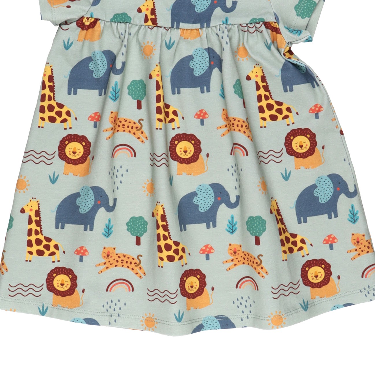 Walkiddy Babydoll Kleid Mini Safari