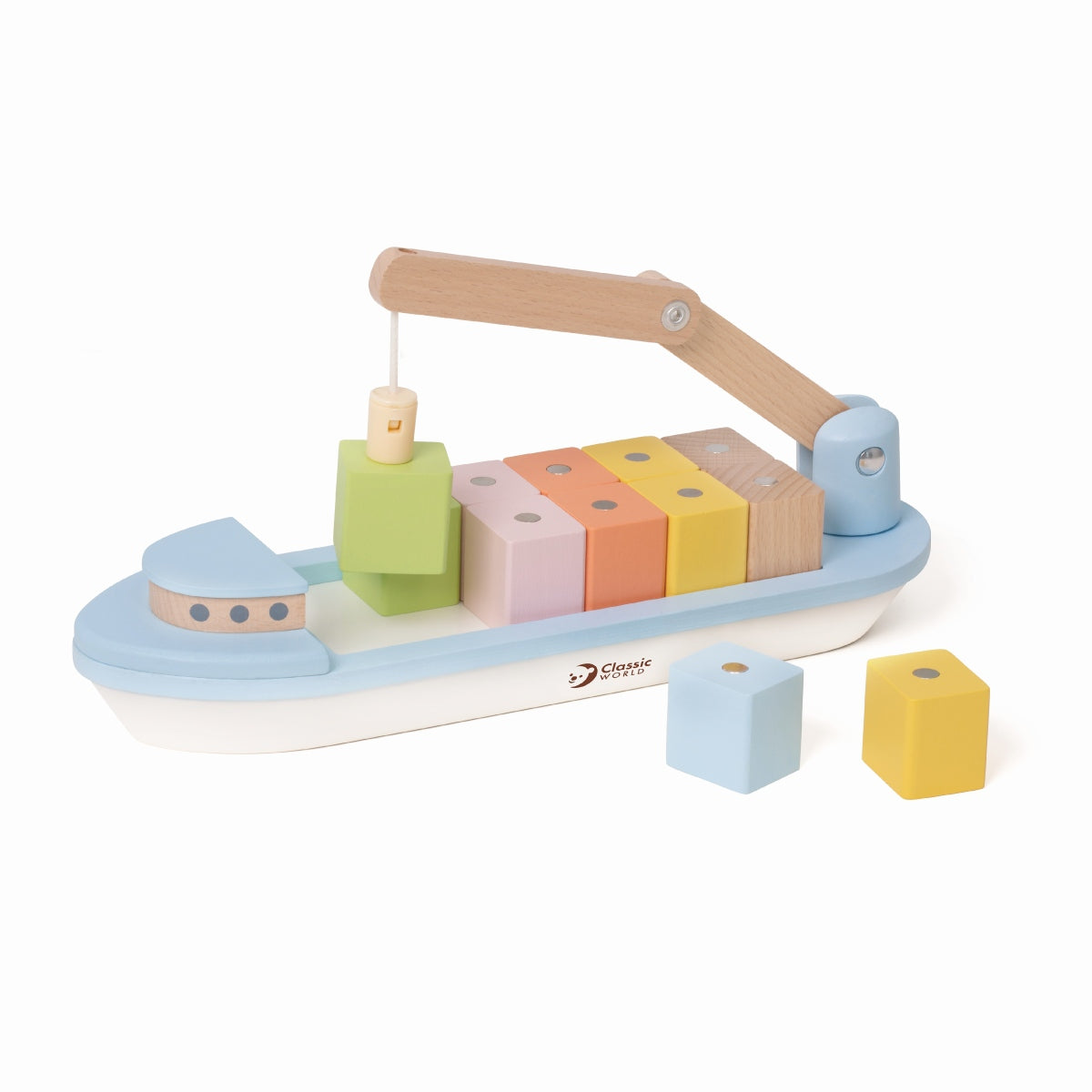 Classic World Magnetspiel Frachtschiff