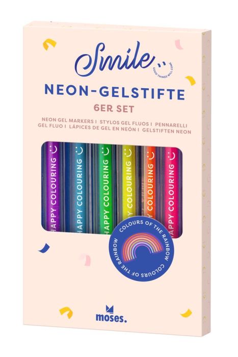Moses Neon-Gelstifte  Smile