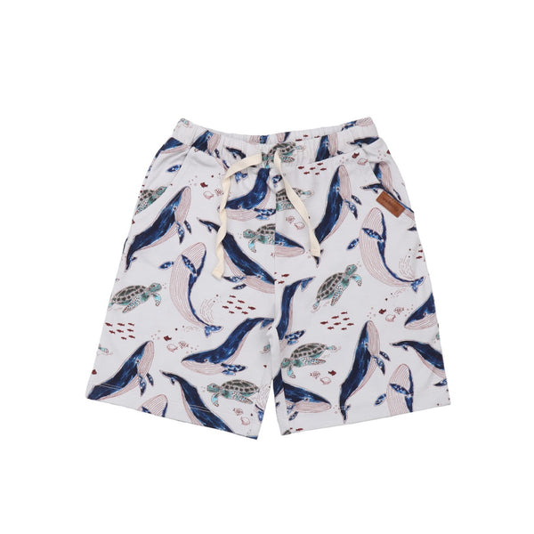 walkiddy Shorts Whales& Sea Turtles