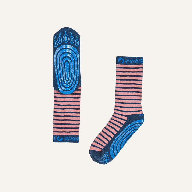 Finkid Socken Tapsut rose/ navy