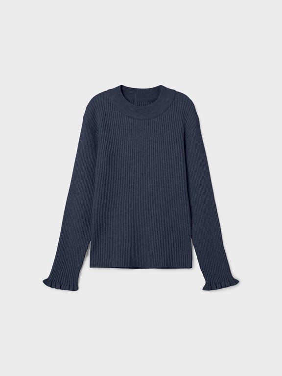 name it Strickpullover Vianna LS Slim Dark Sapphire (nkfvianna)