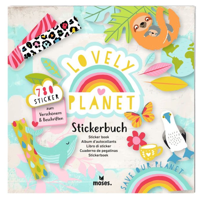 Moses Stickerbuch Lovely planet
