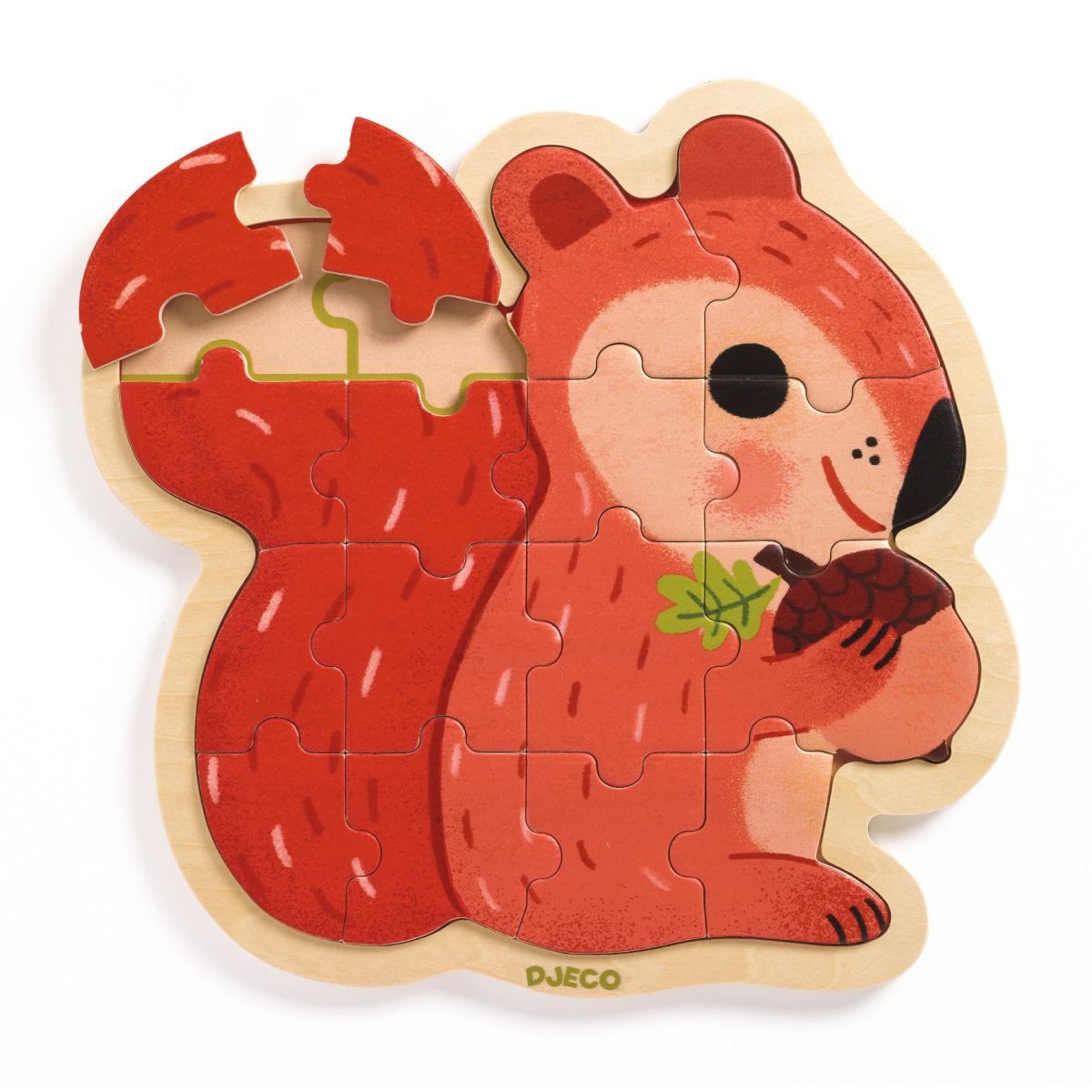 Djeco Puzzlo Eichhörnchen