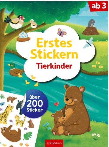 arsEdition - Erstes Stickern - Tierkinder