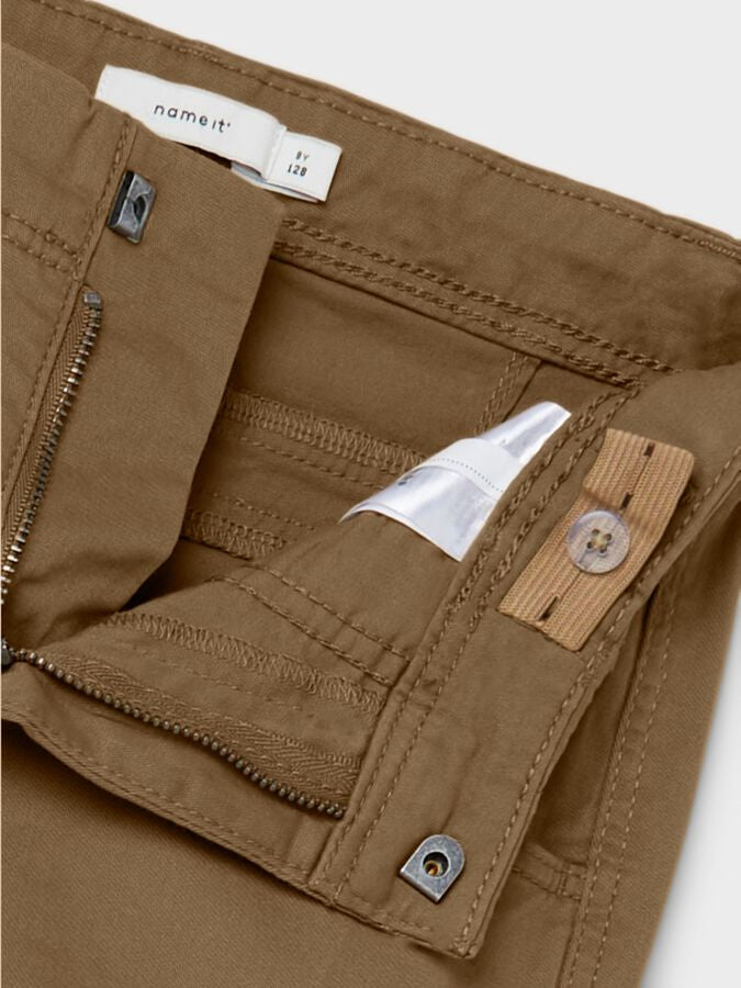 name it kids Regular Fitted Cargo Pants kangaroo (nkmryan)