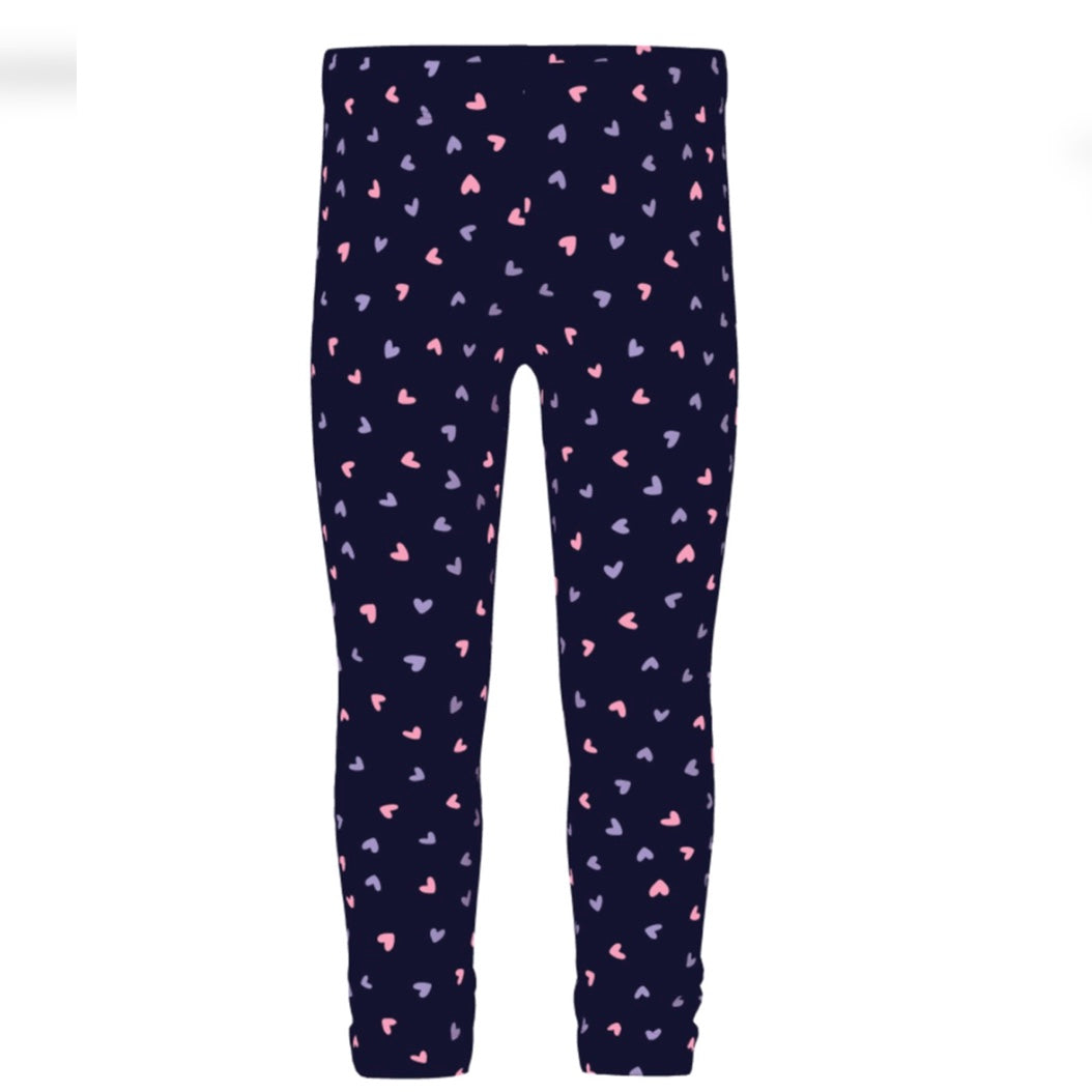name it Leggings Fleece mit Herzchen Dark Sapphire (nmfdavina)