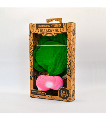 Oli&Carol Mini Doudou& Teether Ramona the Radish