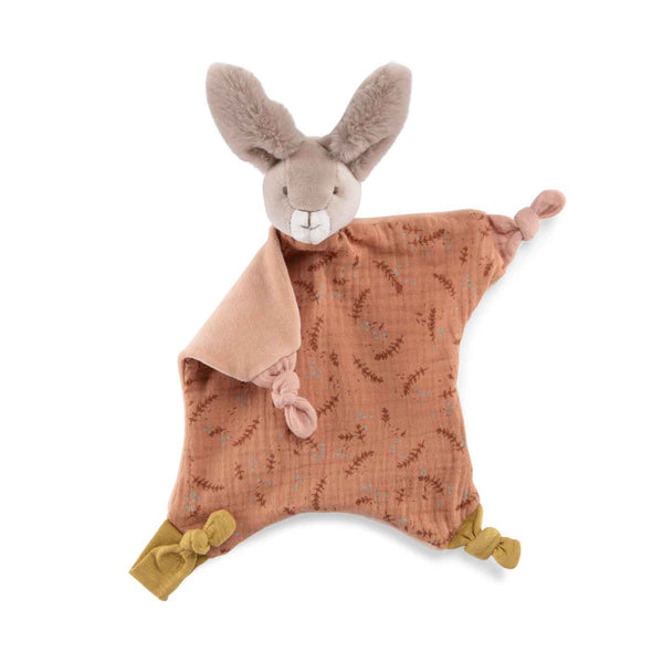 Moulin Roty Trois Petits lapins Schmusetuch Kaninchen rot