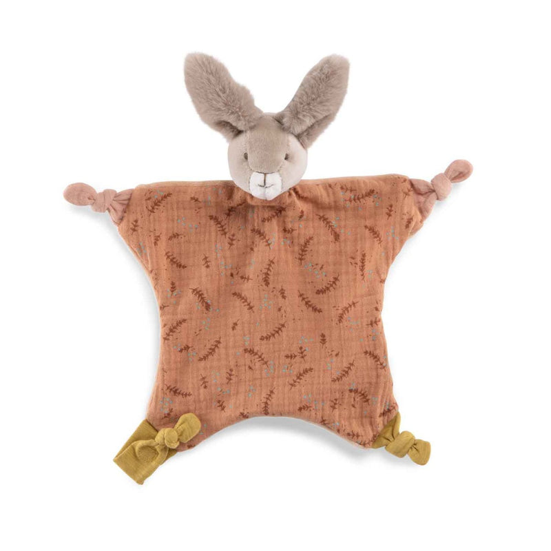 Moulin Roty Trois Petits lapins Schmusetuch Kaninchen rot