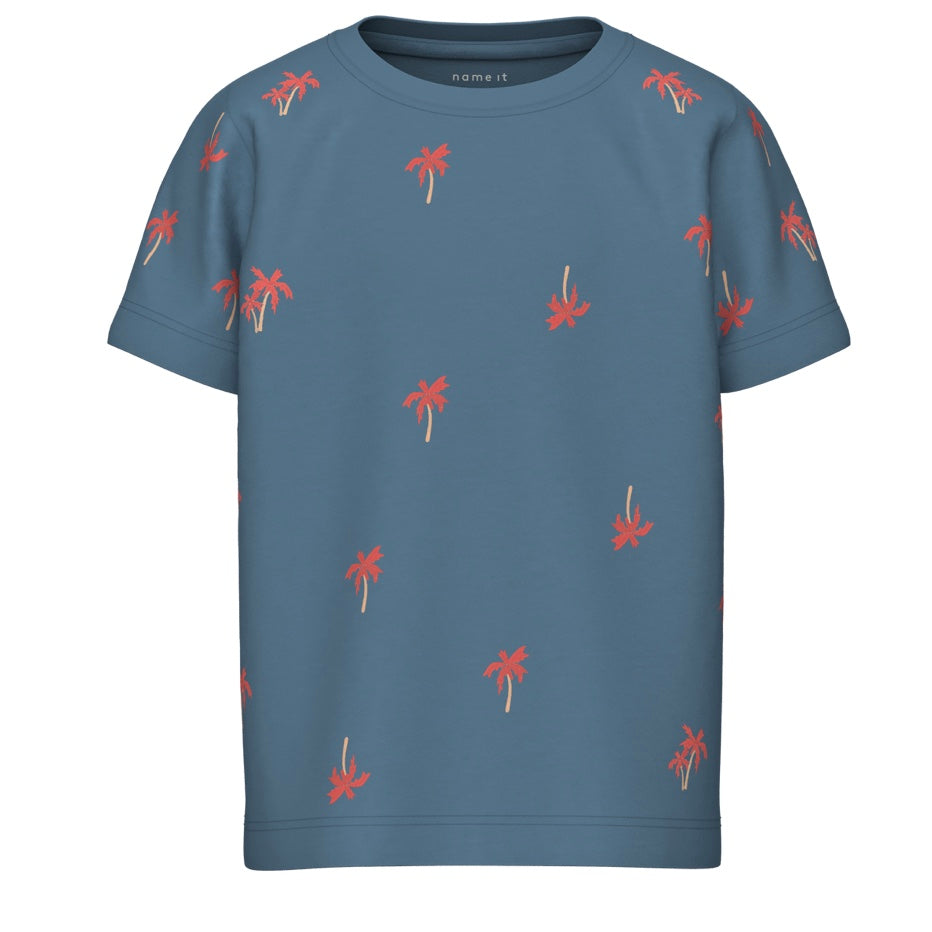 name it T-Shirt mit gestickten Palmen (nmmhelur)