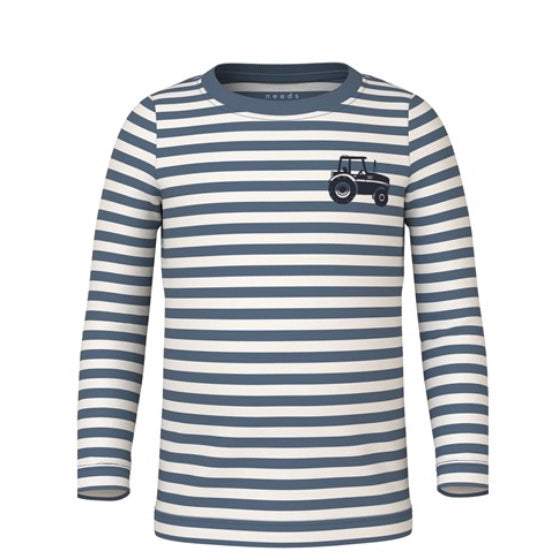name it Longsleeve mit Traktor Bluefin (nmmvilly)