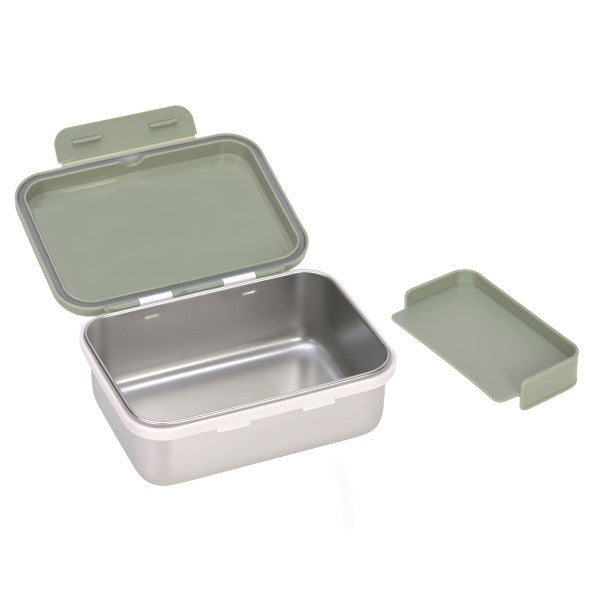 Lässig Lunchbox Edelstahl olive