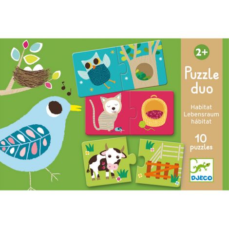 Djeco Duo-Puzzle Farben