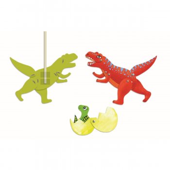 Djeco Hampelmänner zum Ausmalen Dinos