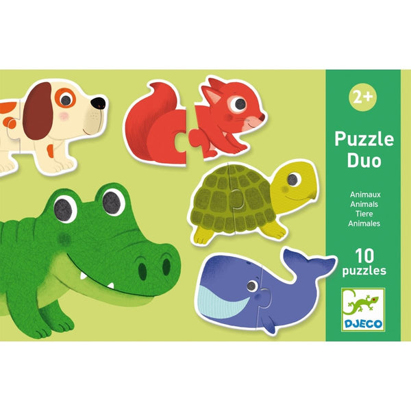 Djeco Duo-Puzzle Tiere
