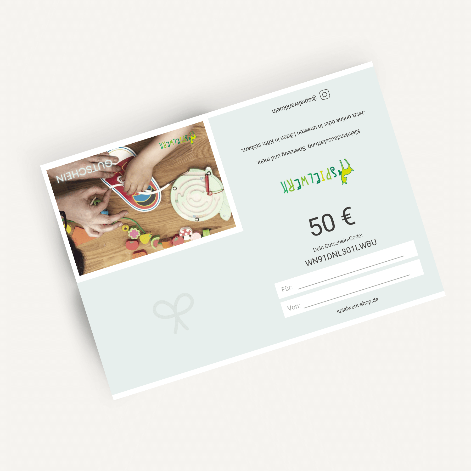 SPIELWERK Geschenkgutschein | Digital
