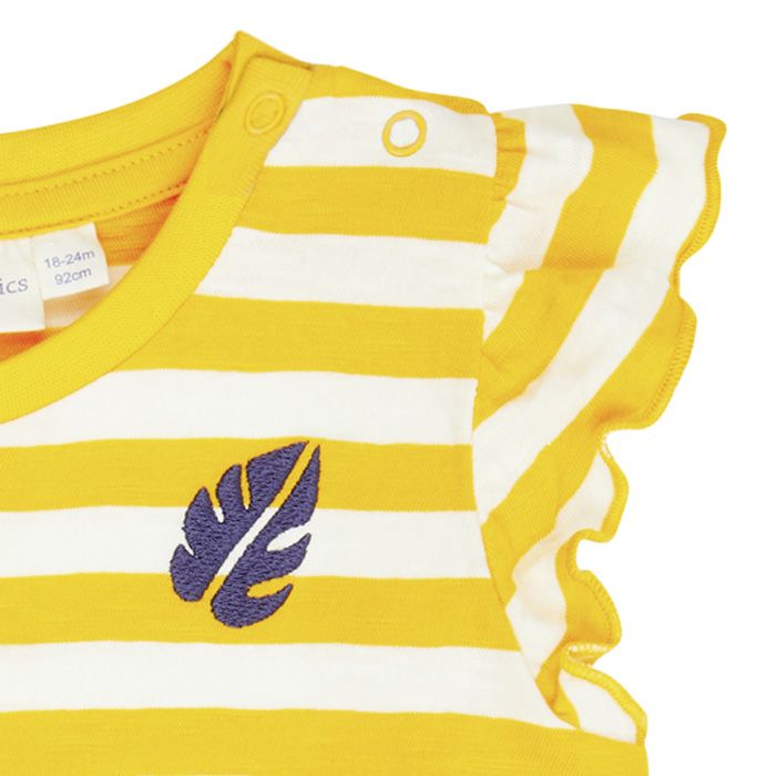 Sense Organics T-Shirt mit Flügelärmeln Nana in gelb