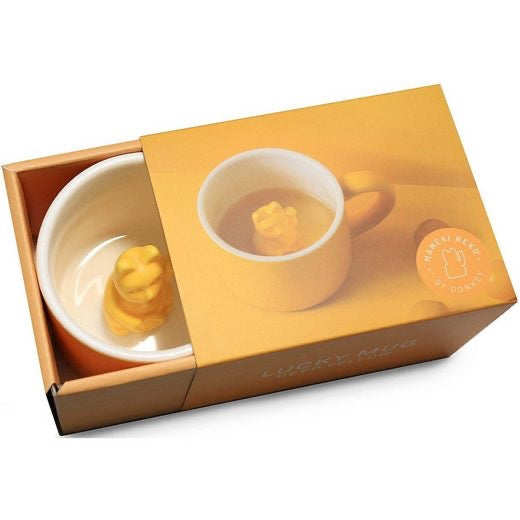 Donkey Lucky Mug Deep Yellow mit Katze