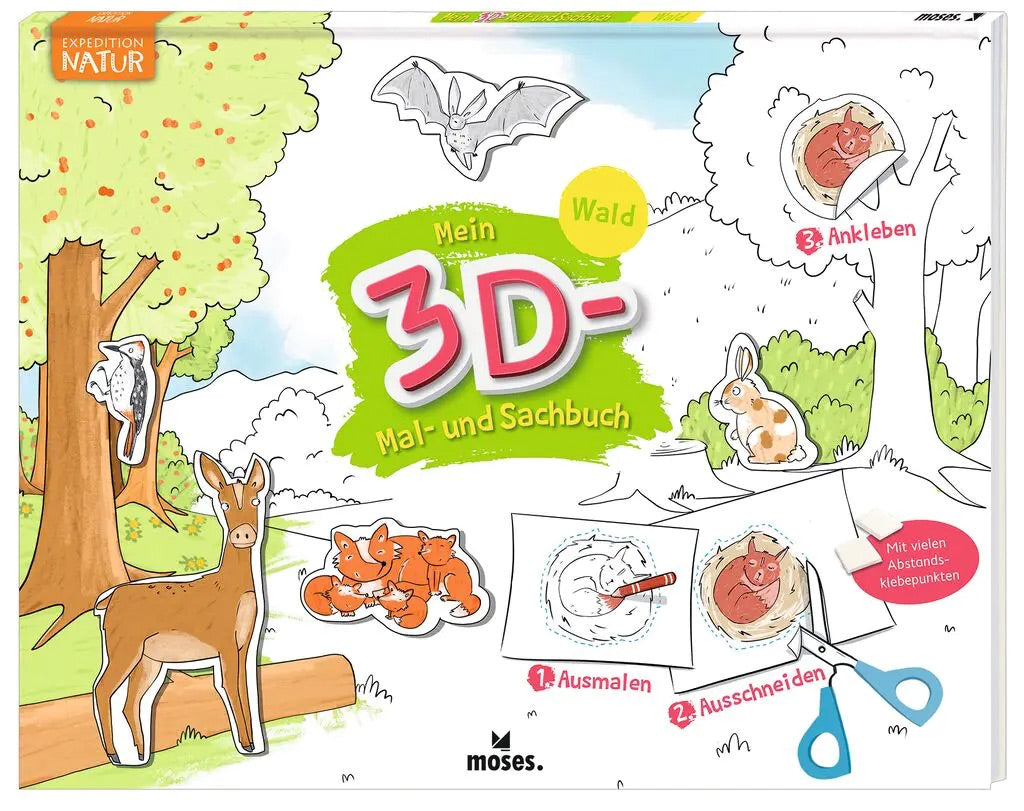 Moses mein 3D Mal und Sachbuch