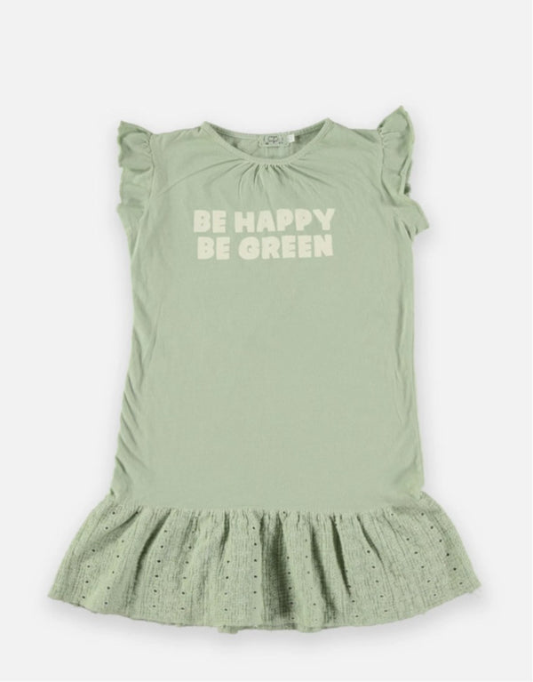 Anguè Anguè Kleid Be Happy Be Green Mintgrün