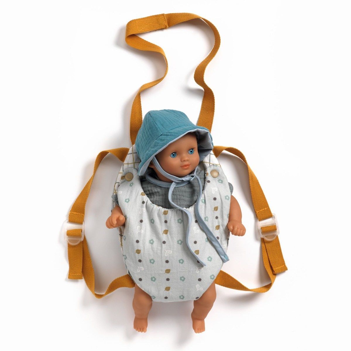 DJECO Pomea Puppentrage Blue Gray