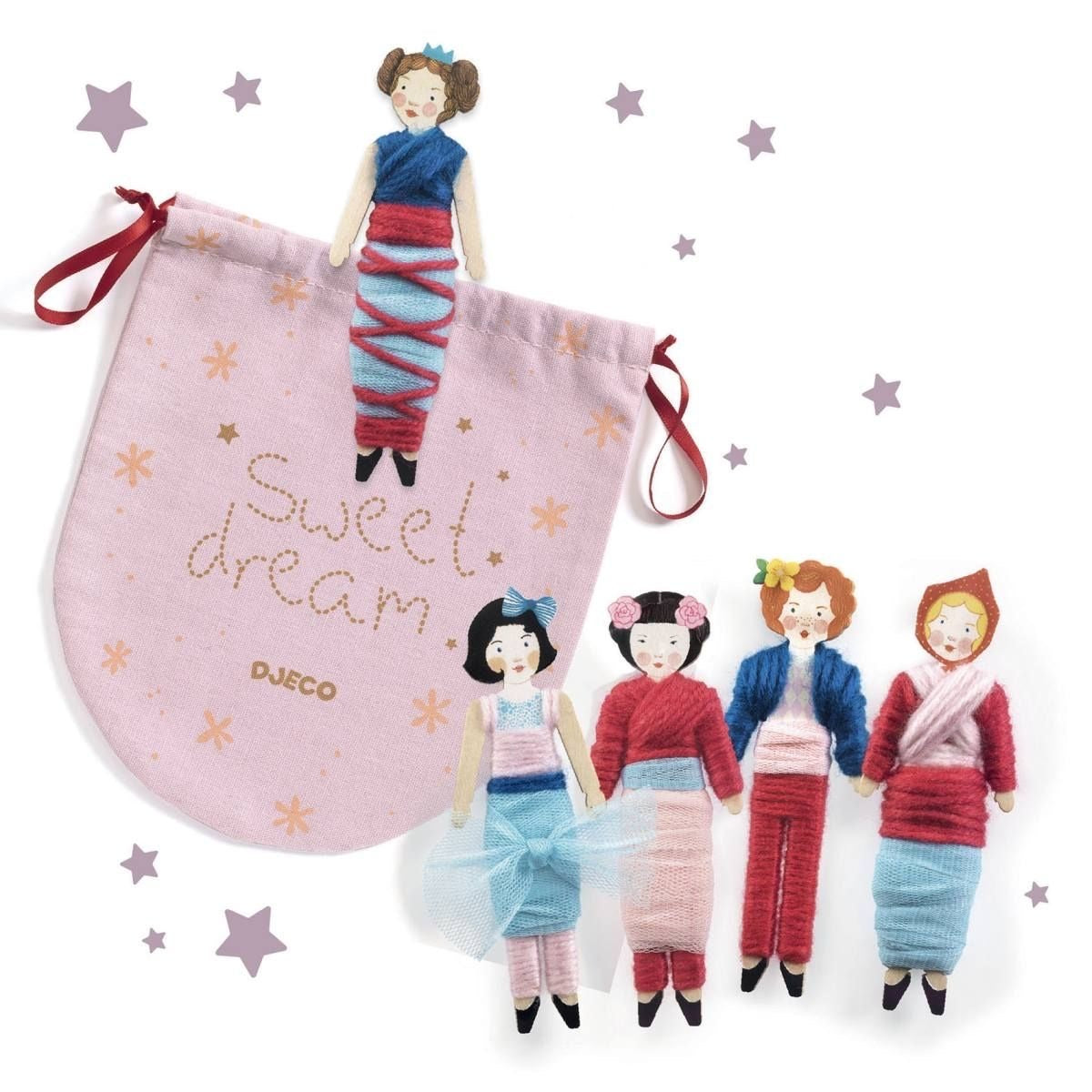 Djeco Do it yourself Sorgenpüppchen zum Basteln Sweet Night