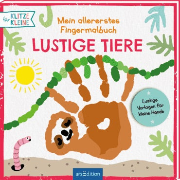 arsEdition Mein allererstes Fingermalbuch Lustige Tiere