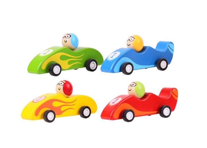 Aurich Holzauto mit Rückzugmotor