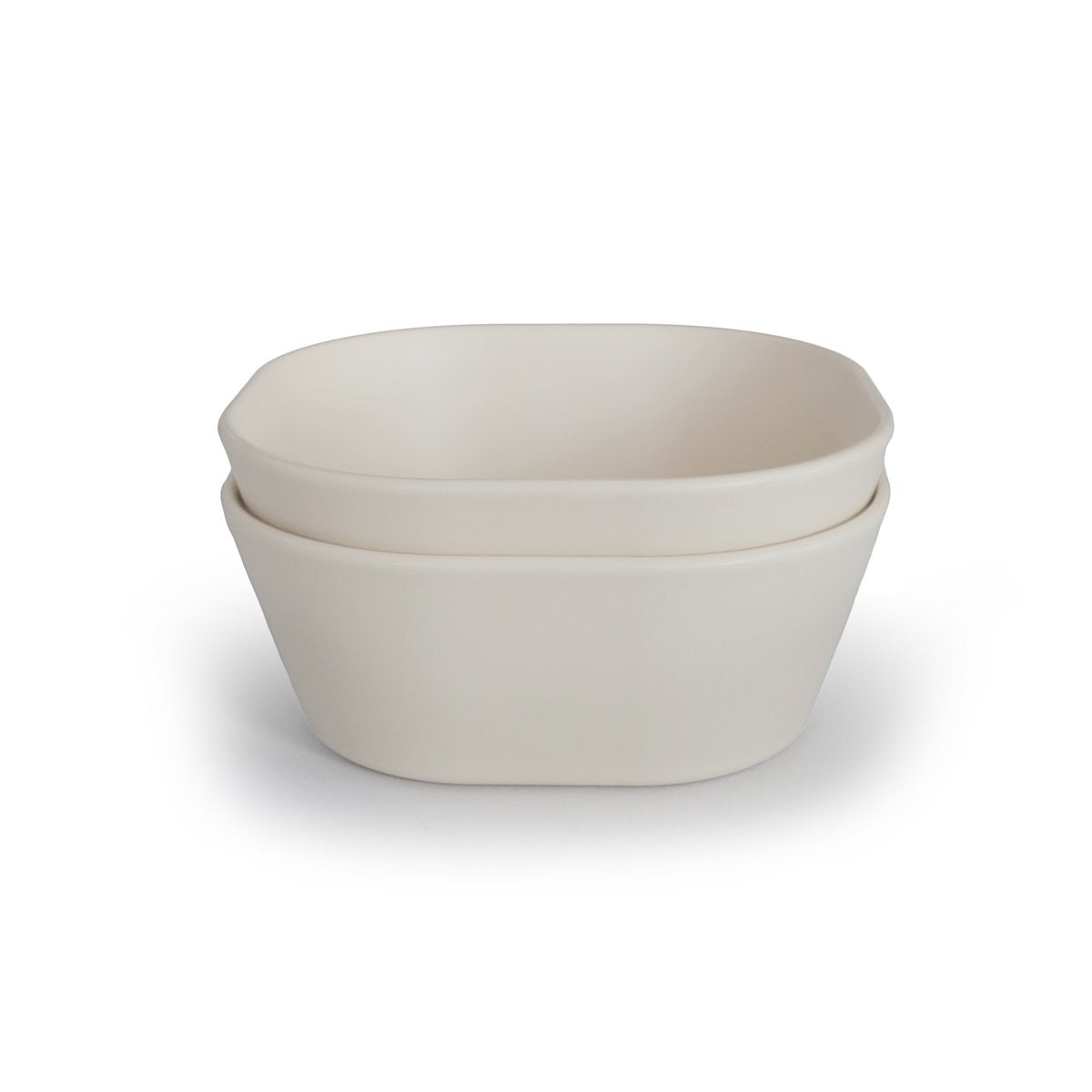 Mushie Geschirrschale quadratisch ivory