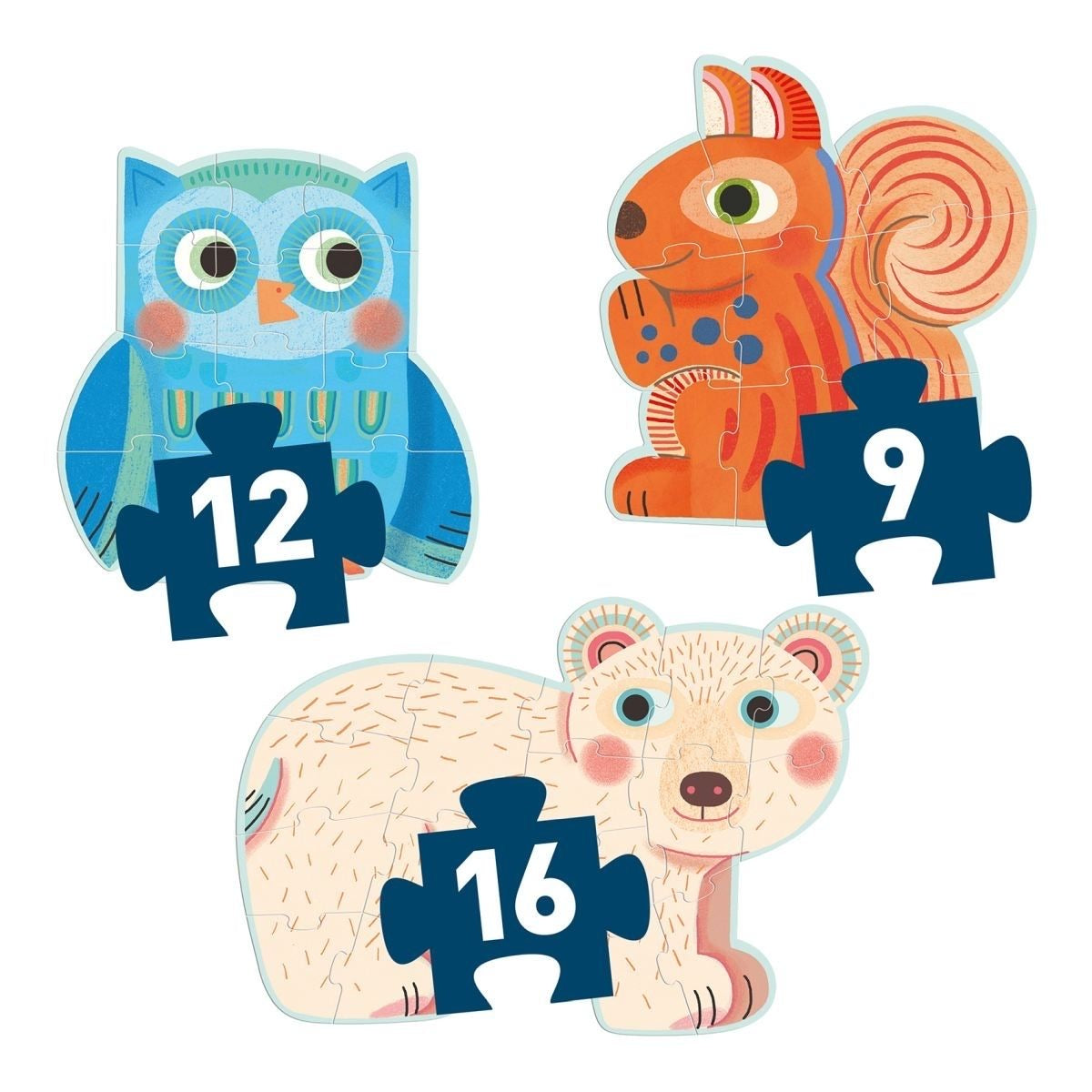Djeco Primo Puzzle Im Wald
