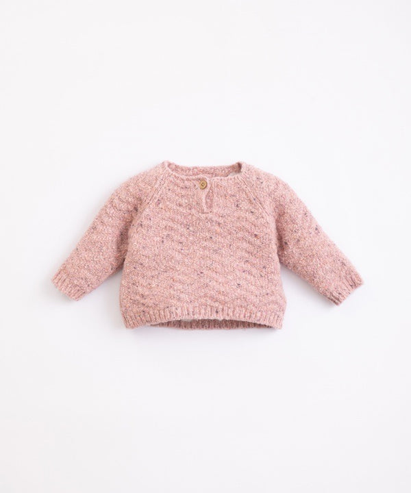 PLAY UP Tricot Sweater Cor De Rosa