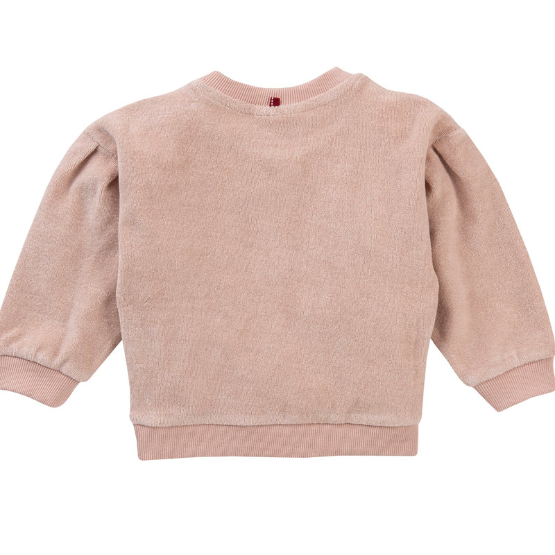 People wear Organic Baby-Pullover Frottee rosé
