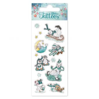 Lutz Mauder Glitter Tattoo Tapir Ella Winterzauber