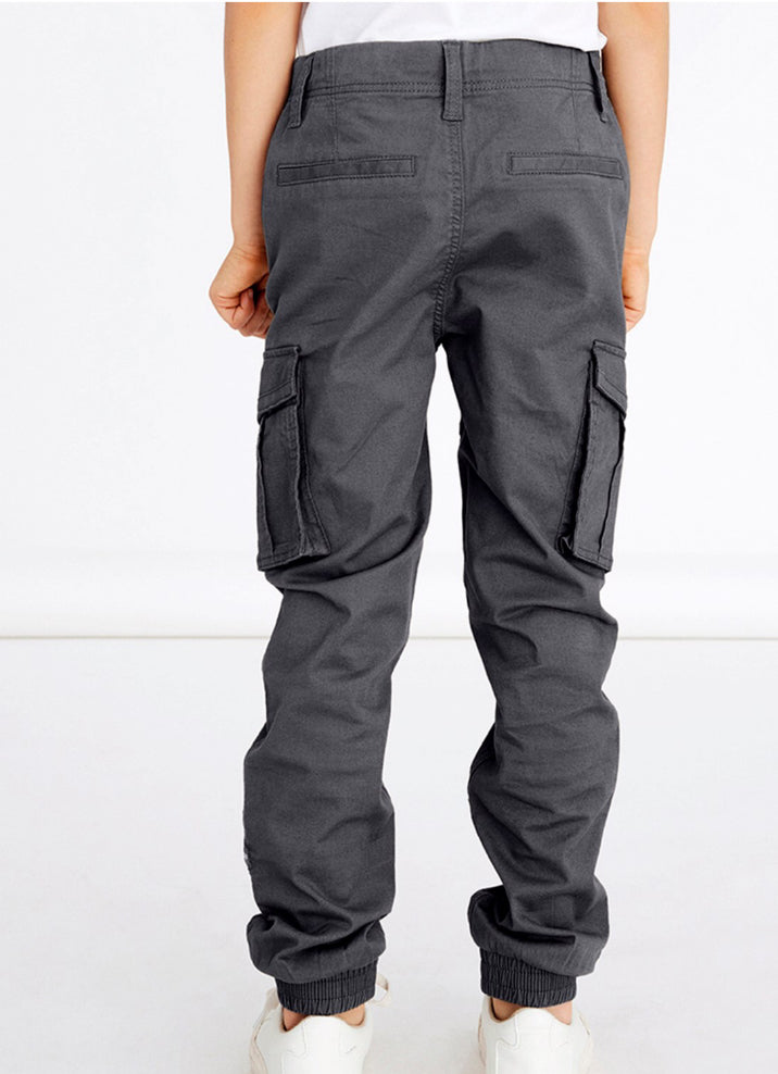 name it Cargohose (nitbamgo) Grey Pinstripe