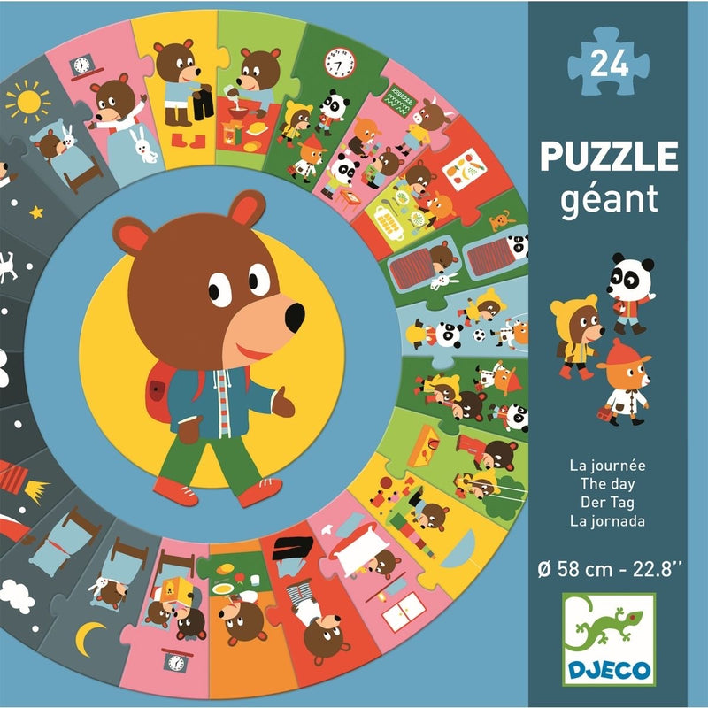 Djeco Puzzle géant - der Tag