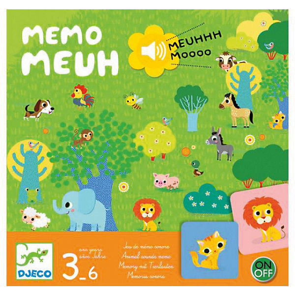 Djeco Memo Meuh  Memory mit Tierlauten