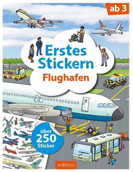 ars Edition Erstes Stickern Flughafen