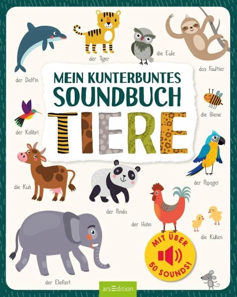 arsEdition Mein kunterbuntes Soundbuch Tiere